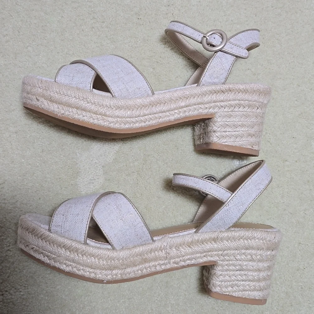 J. Crew Platform Espadrille Sandals